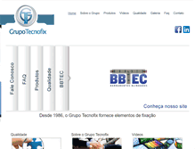 Tablet Screenshot of grupotecnofix.com.br